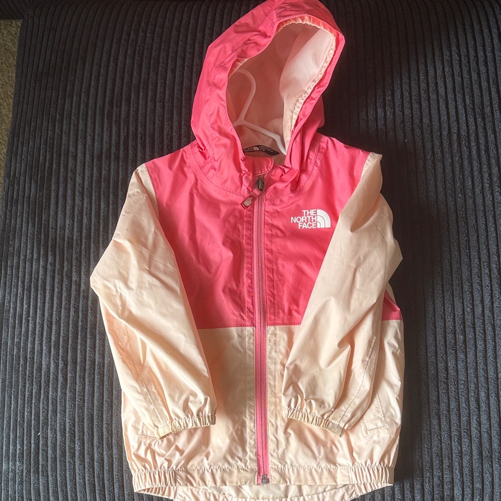 The North Face Two-Tone Pink and Cream Jacket